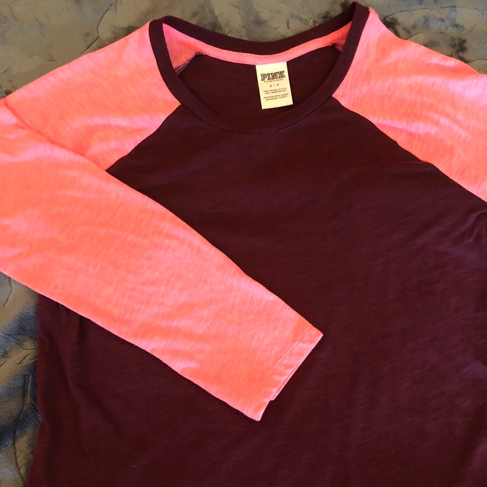 Victoria’s Secret Pink baseball tee